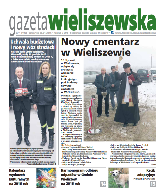 Czwartek, 28.01.2016r. (numer 100)