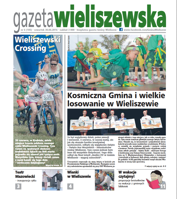 Czwartek 30.06.2016r. (numer 105)