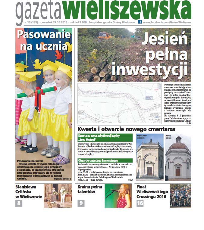 Czwartek 27.10.2016r. (numer 109)