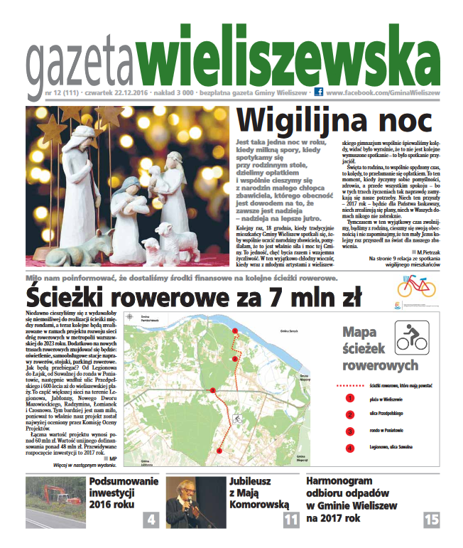 Czwartek 22.12.2016r. (numer 111)