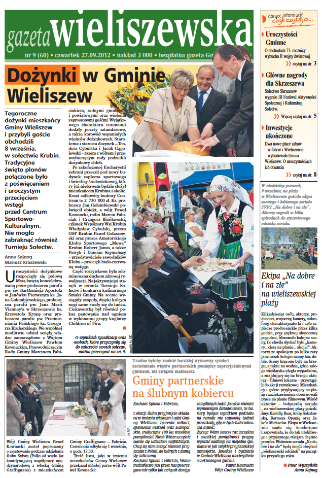 Czwartek, 27.09.2012r. (numer 60)