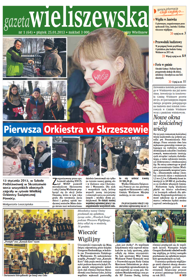 Piątek, 25.01.2013r. (numer 64)