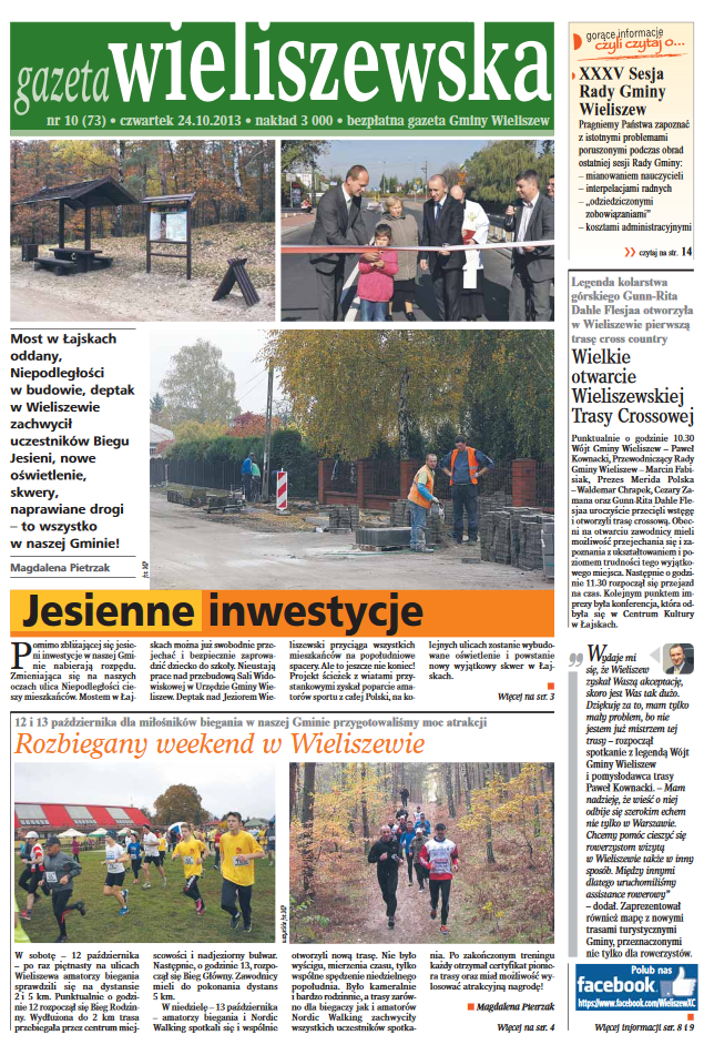 Czwartek, 24.10.2013r. (numer 73)