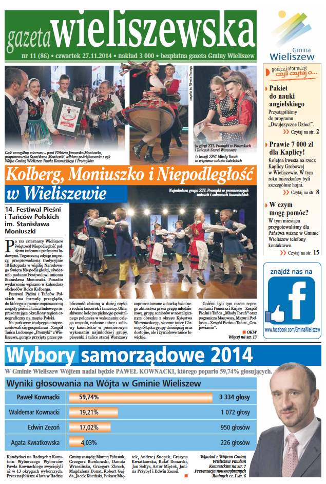 Czwartek, 27.11.2014r. (numer 86)