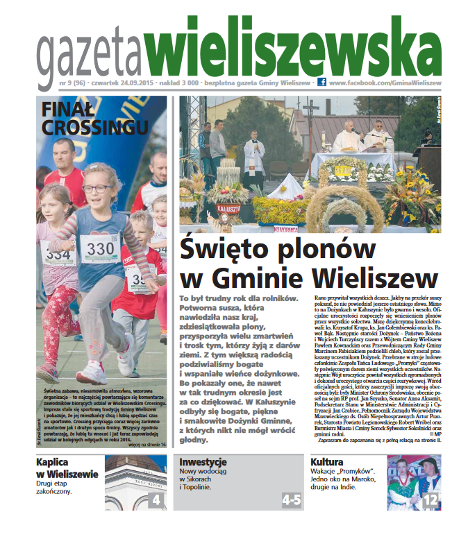 Czwartek, 24.09.2015r. (numer 96)