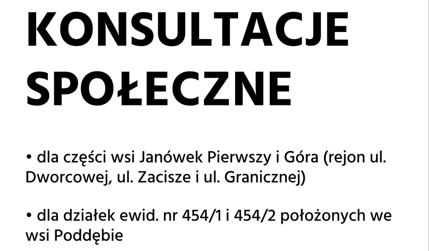 Konsultacje społeczne