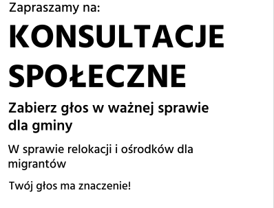 Konsultacje społeczne