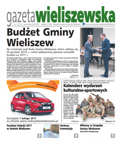 Czwartek 26.01.2017r. (numer 112)