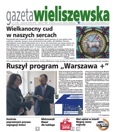 Czwartek, 29.03.2018r. (numer 126)