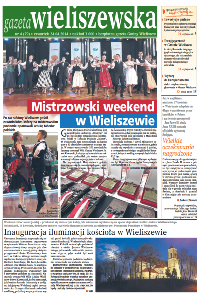 Czwartek, 24.04.2014r. (numer 79)