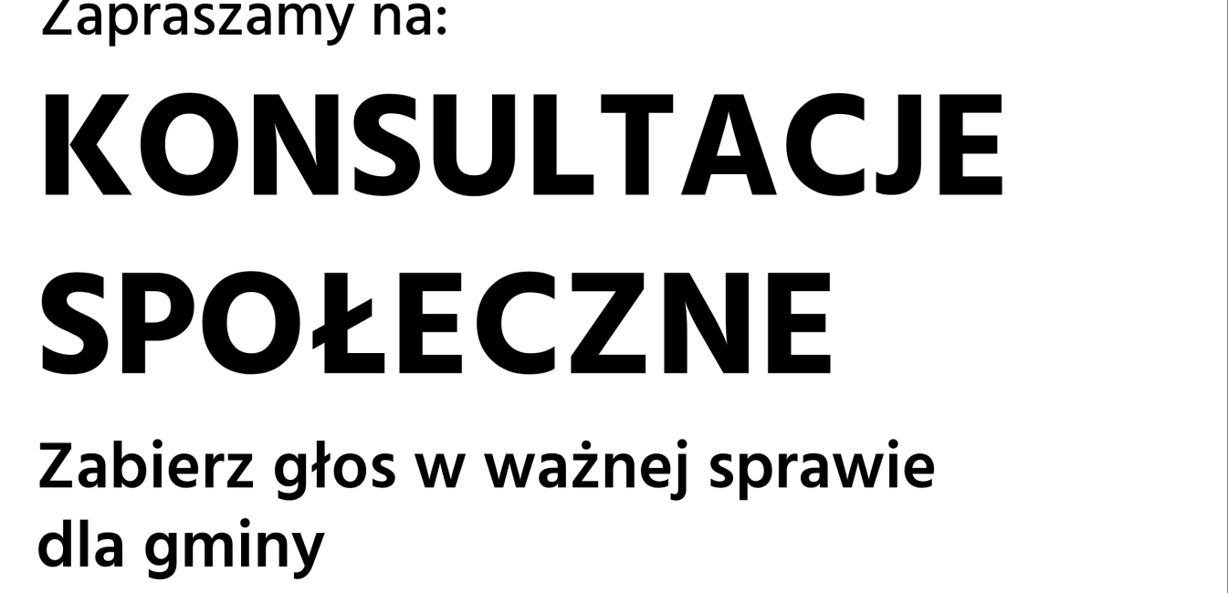 Konsultacje społeczne