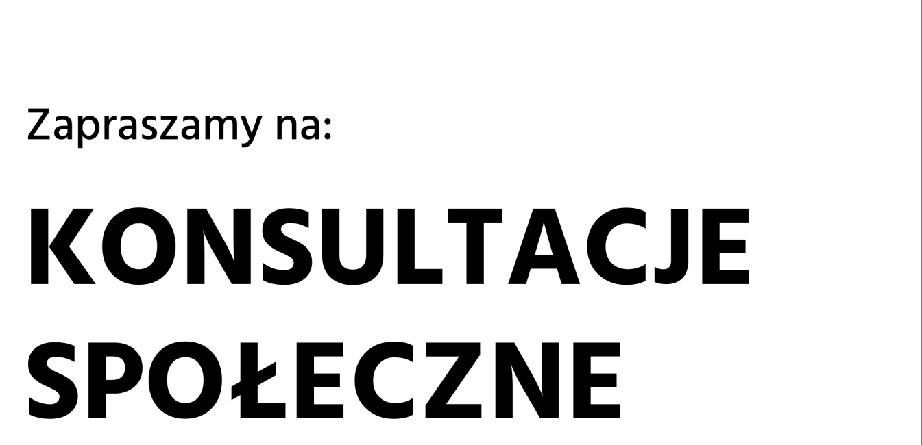 Konsultacje społeczne